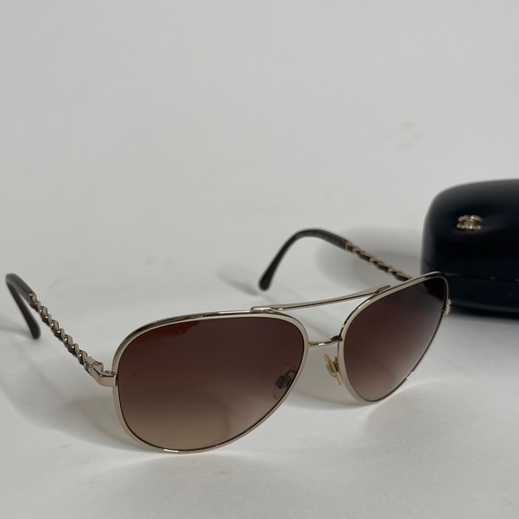 CHANEL, Accessories, Chanel Aviator Sunglasses